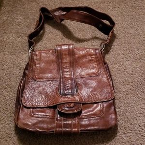 Brown shoulder bag